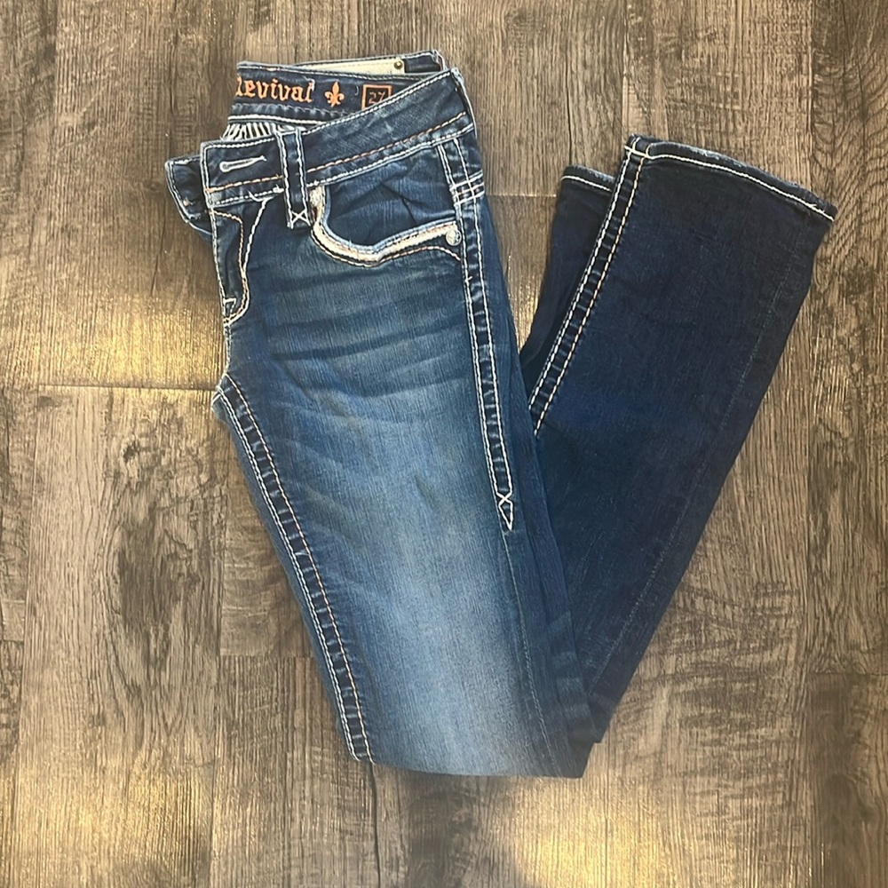 Rock Revival Jeans Women’s size 27 long straight leg